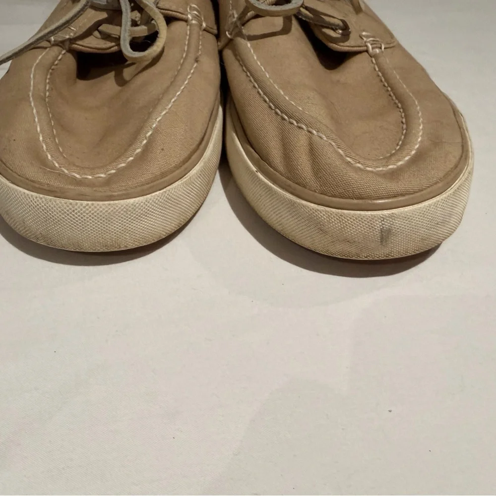 Ralph Lauren sander Tan Boat Shoes size 11D